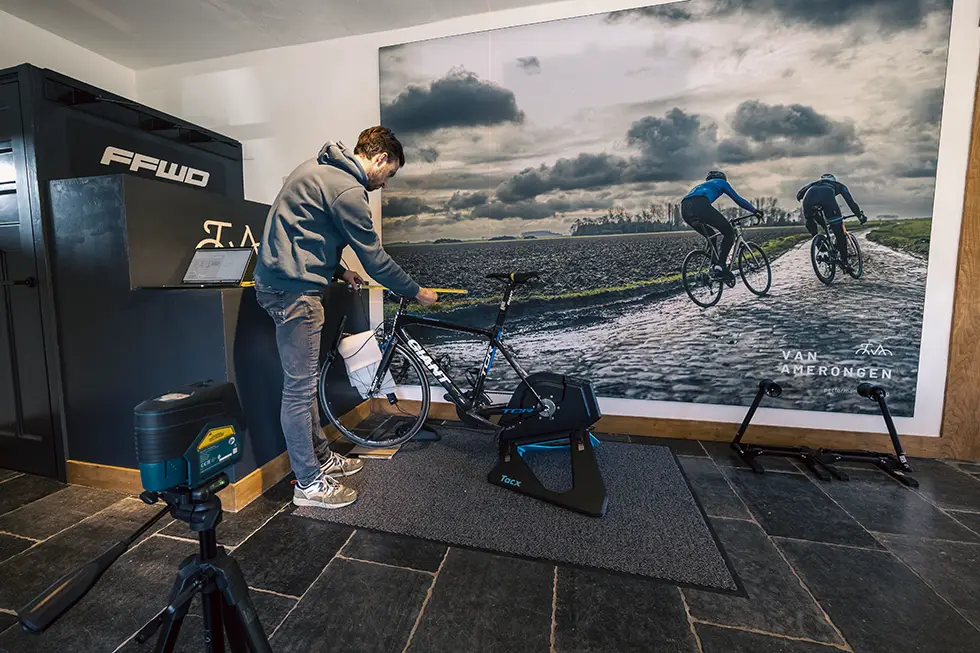 Fiets opmeten bij bikefit